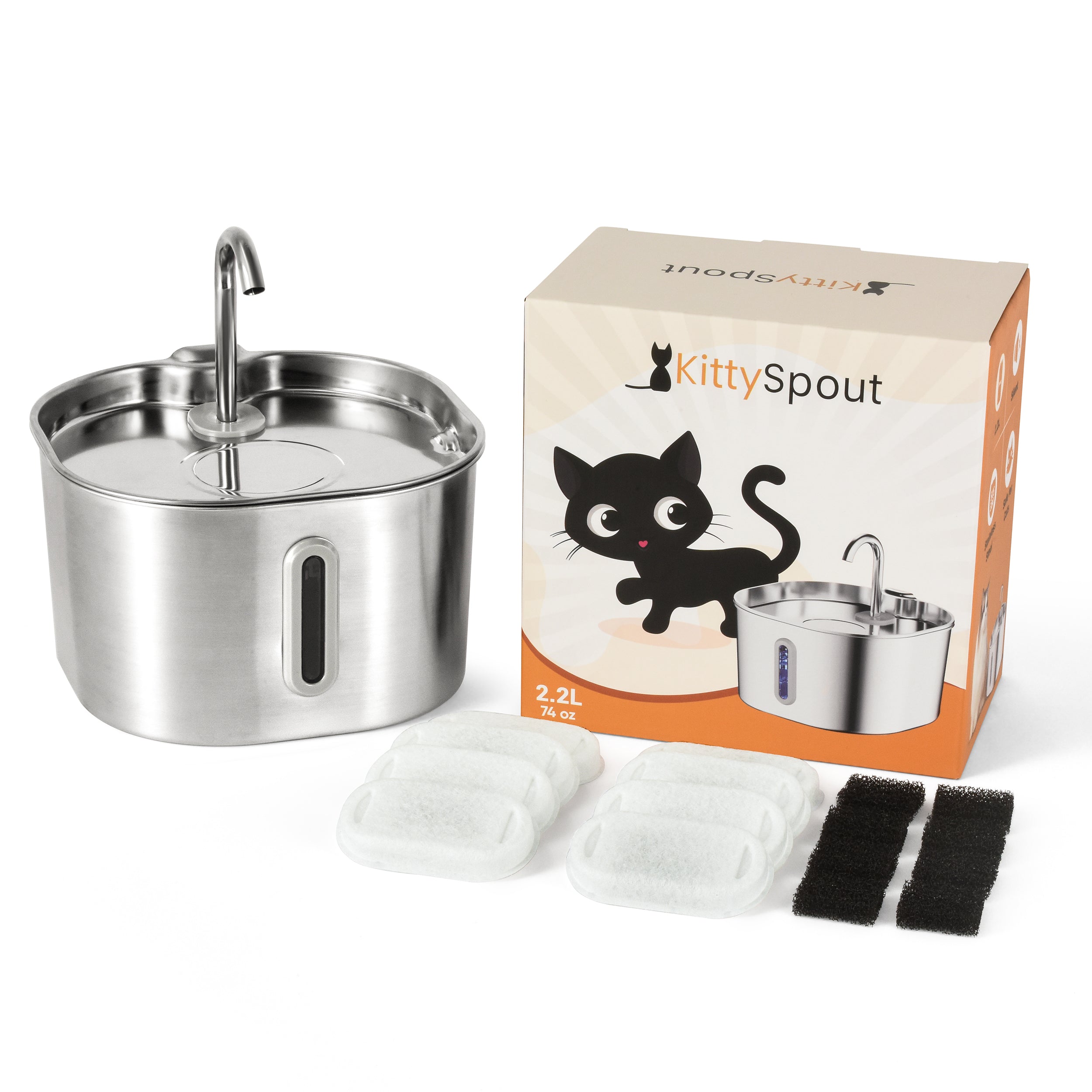 The KittySpout™ - 2.2L Fountain