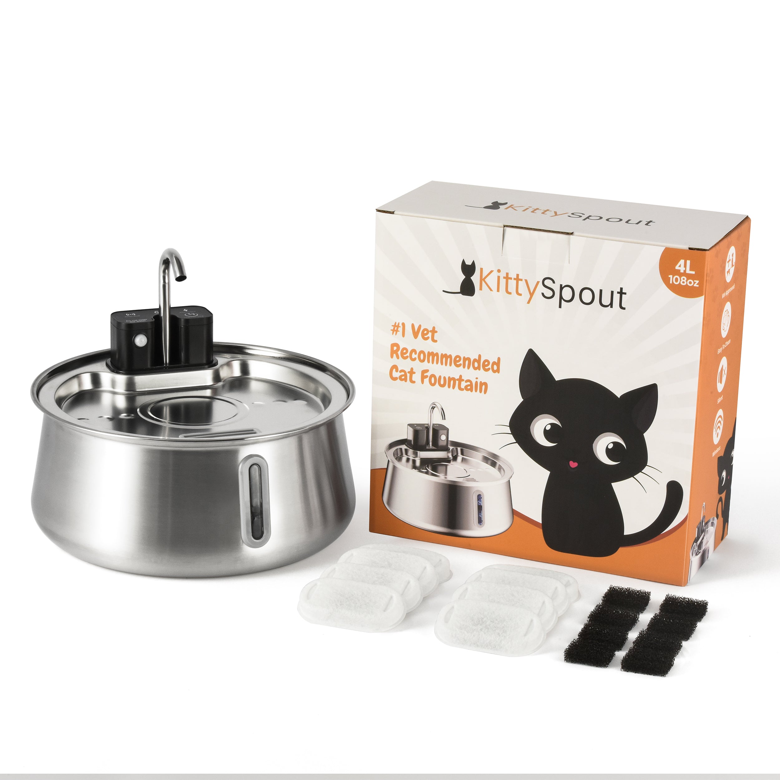 The KittySpout™ - Wireless Fountain 2.0