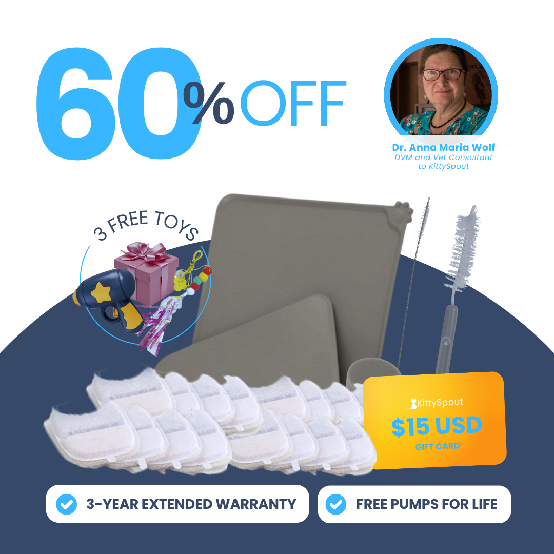 Back to School Sale - Dr Anna Maria Wolf Complete Hydration Kit - Wireless KittySpout filters