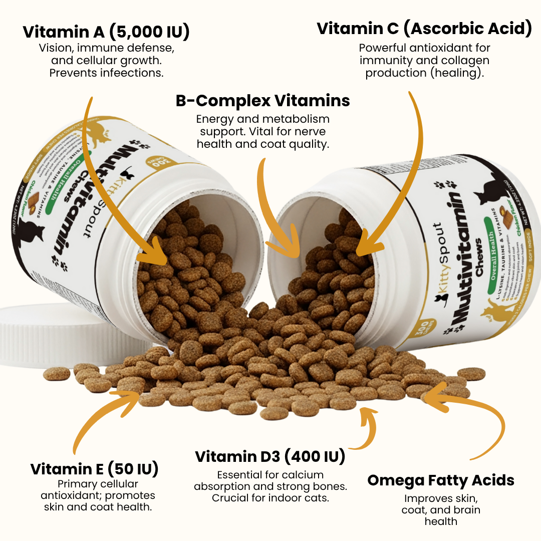 KittySpout Multivitamin Chews - 90 Day Supply