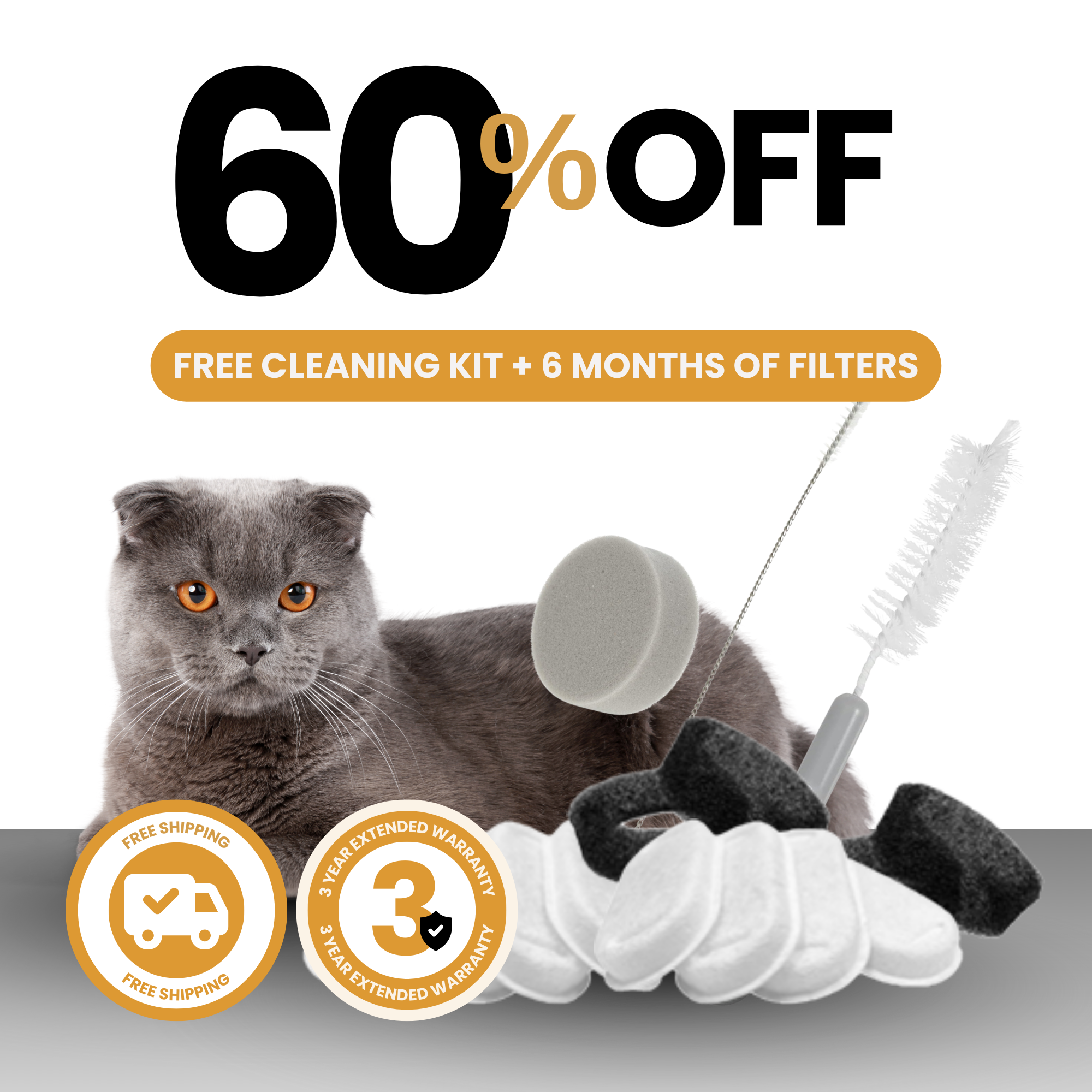 8x KittySpout™ Filter – 8 Monate Vorrat