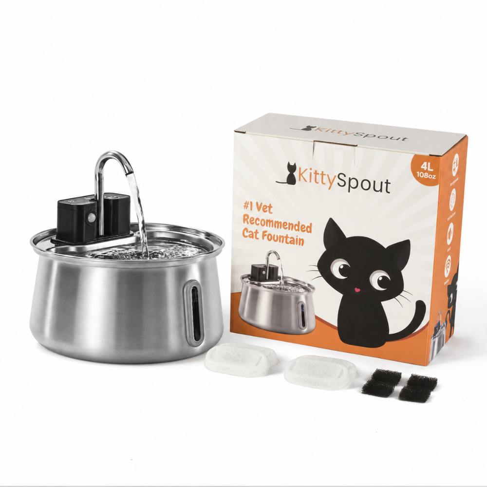 The KittySpout™ - Luna Wireless Fountain