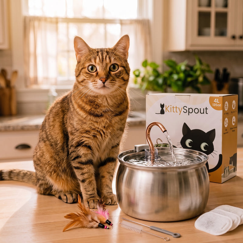 Kit de salud y felicidad para gatos The KittySpout™