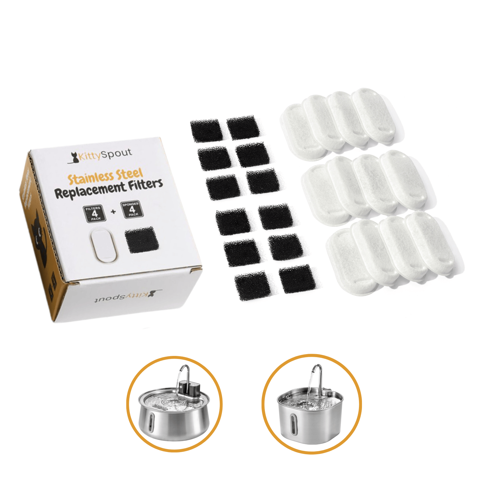 Wireless 2.0 & 2.2L Fountain Filters