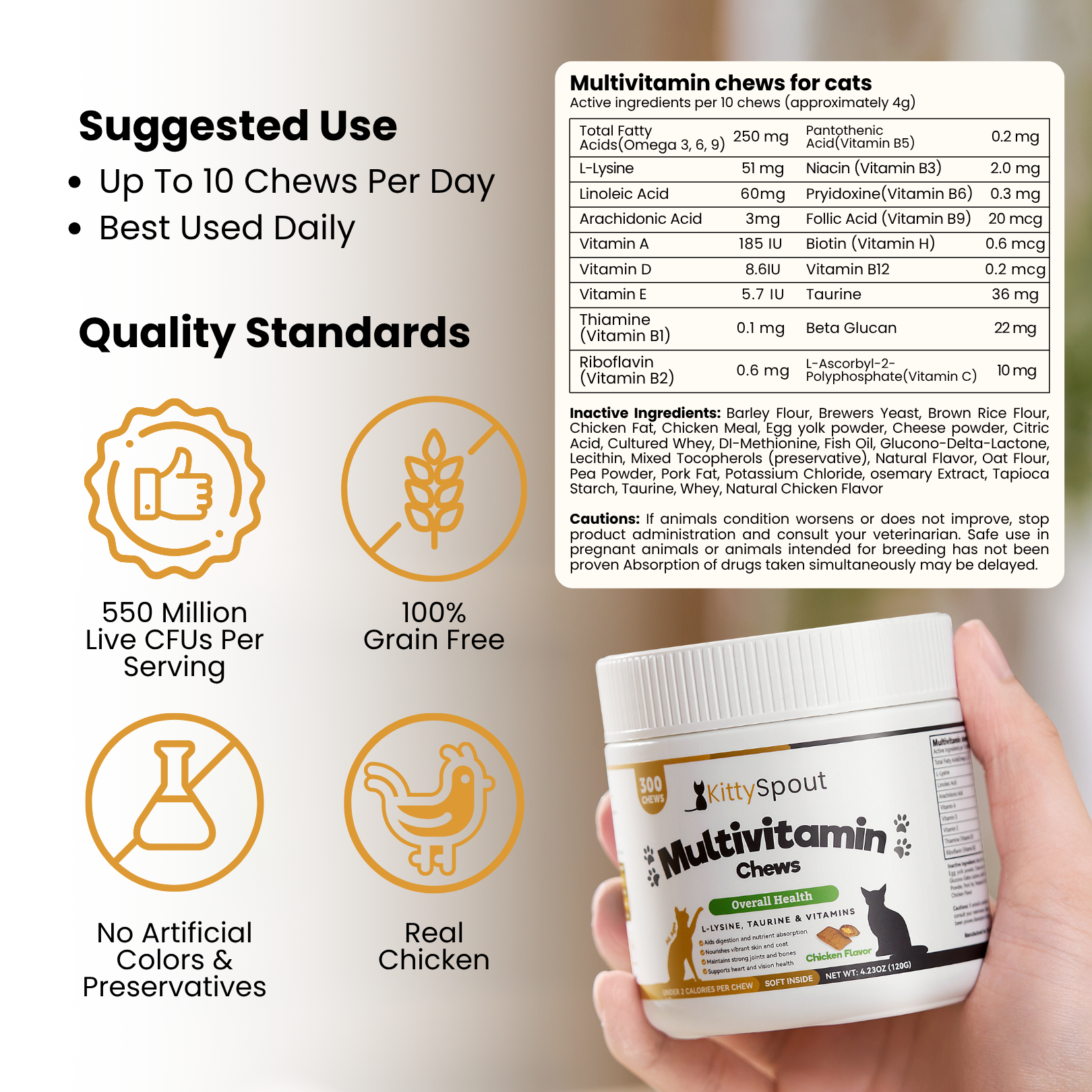 KittySpout Multivitamin Chews