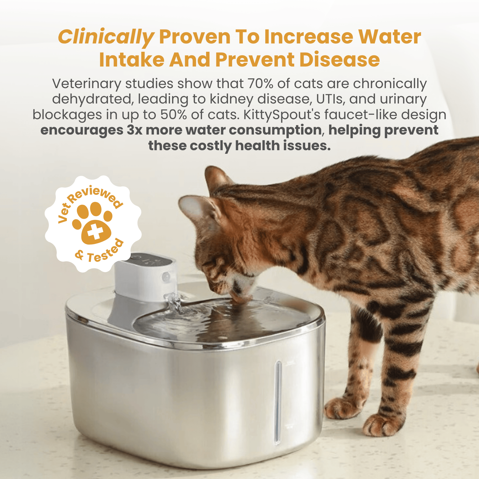 The KittySpout™ - Wireless Fountain